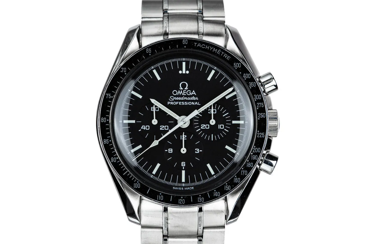 2000 Omega Galaxy Express 999 Speedmaster Professional 3571.50 with Card