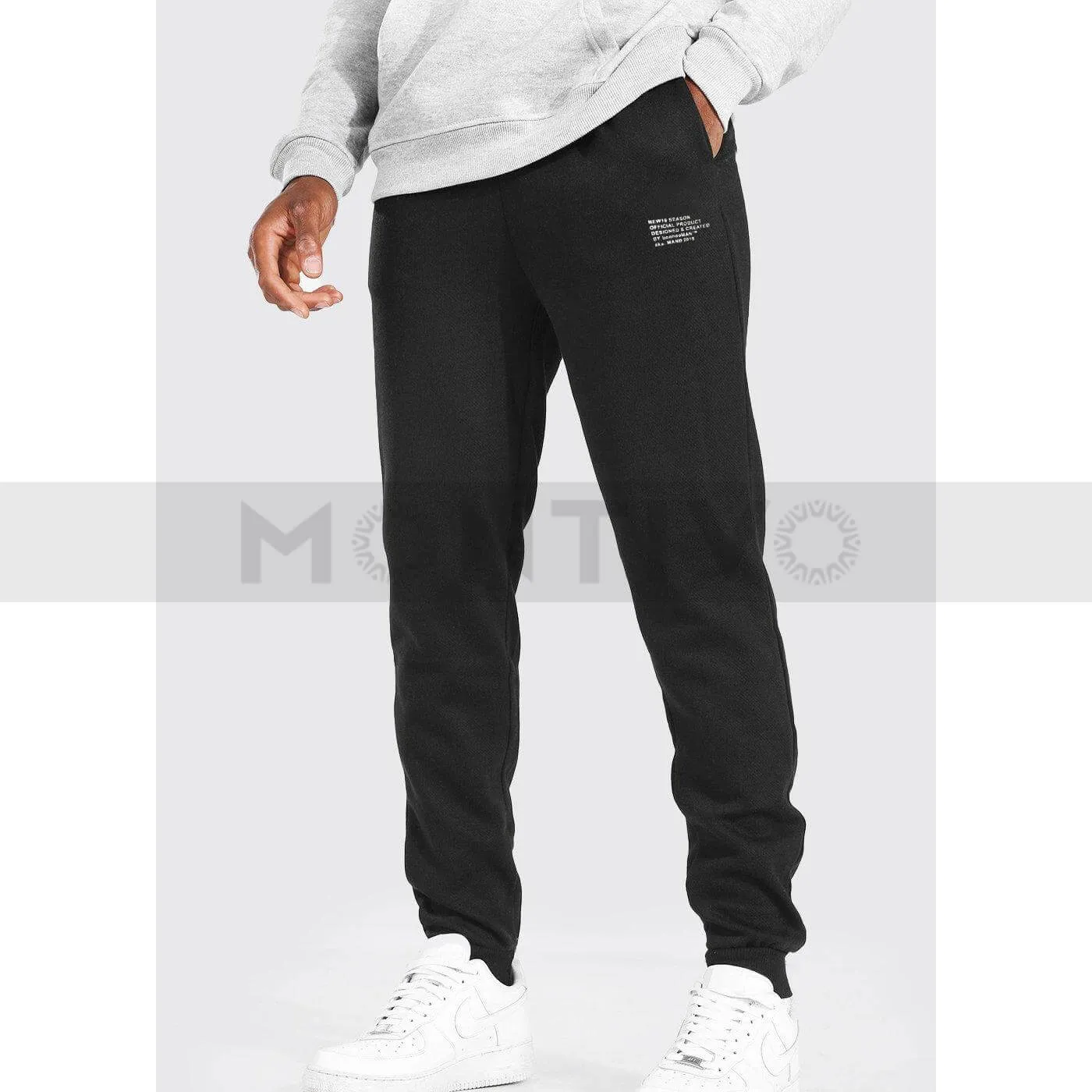 BoohooMan Black Trouser