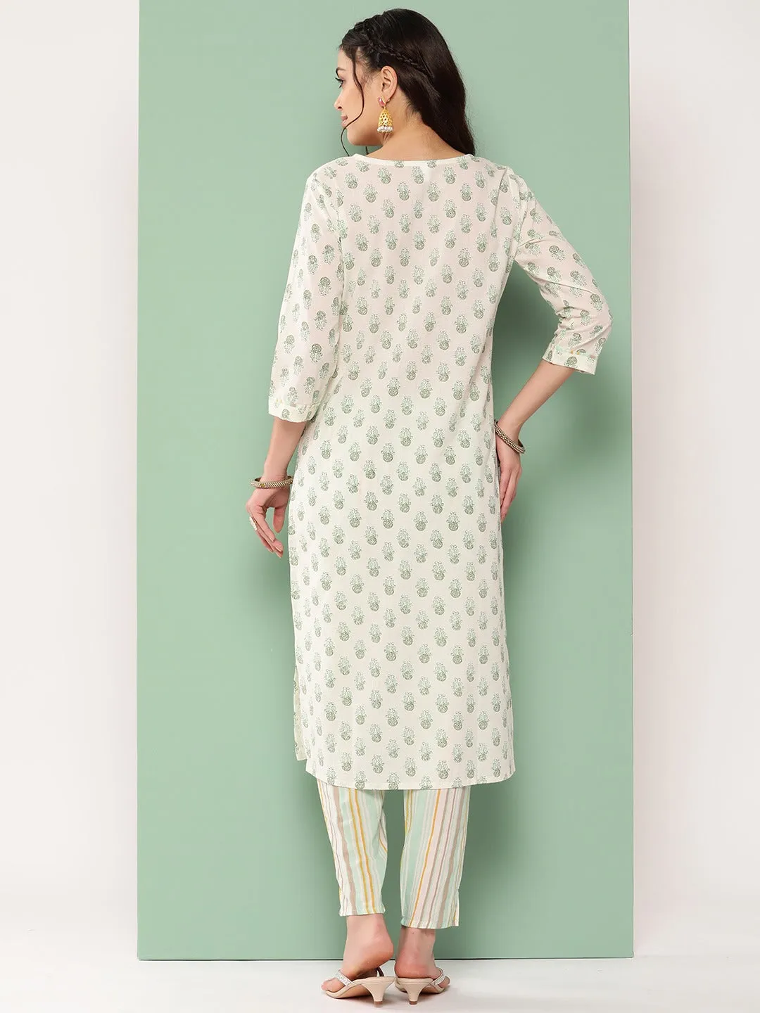 Chikankari Cotton Kurta Set