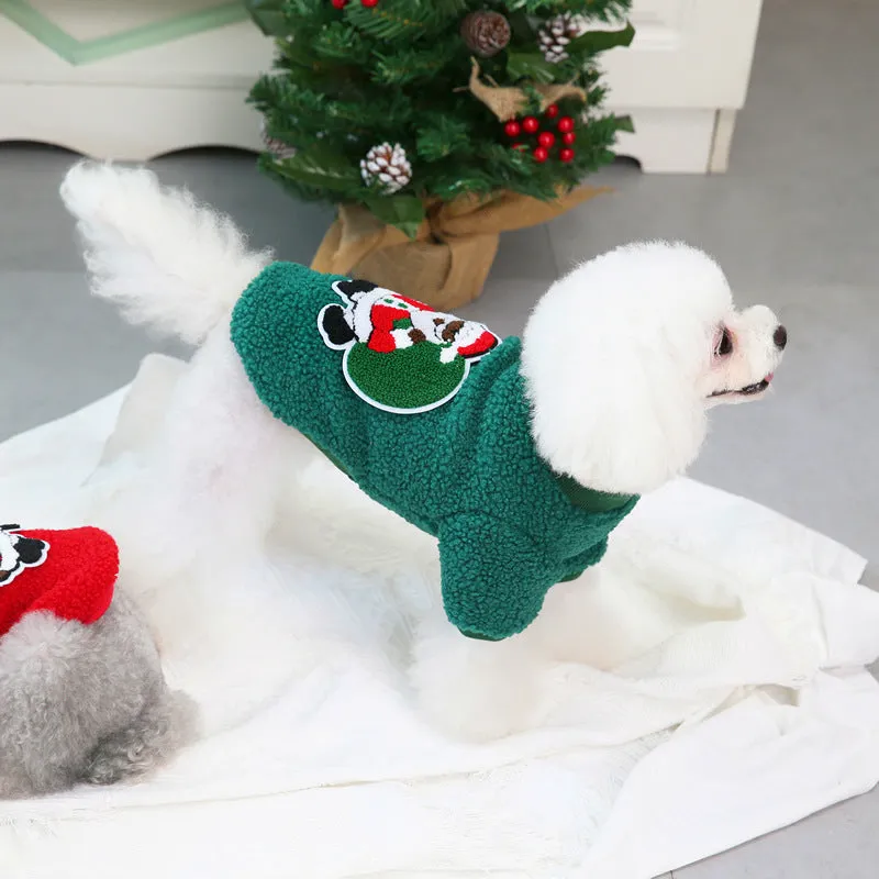 Christmas Fleece Dog Sweaters