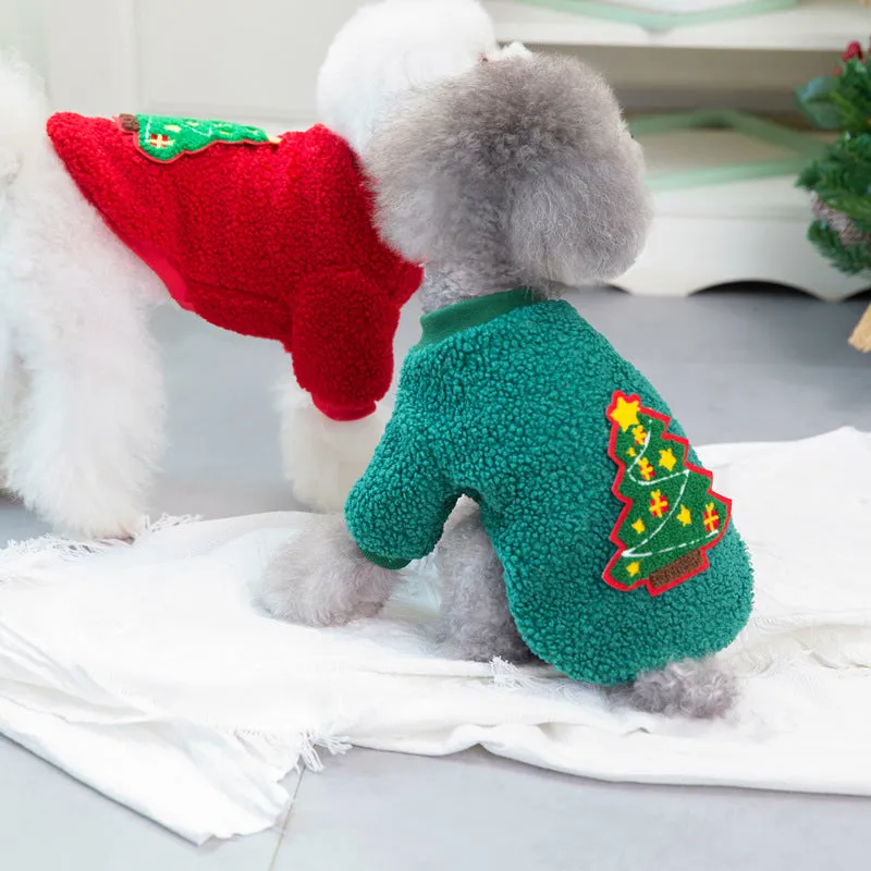 Christmas Fleece Dog Sweaters