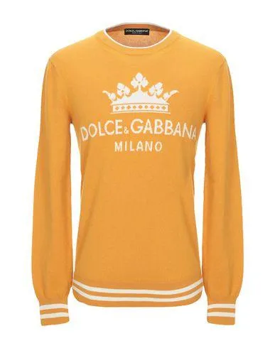 Dolce & Gabbana Man Jumper Ochre 42 suit