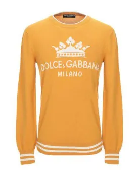 Dolce & Gabbana Man Jumper Ochre 42 suit