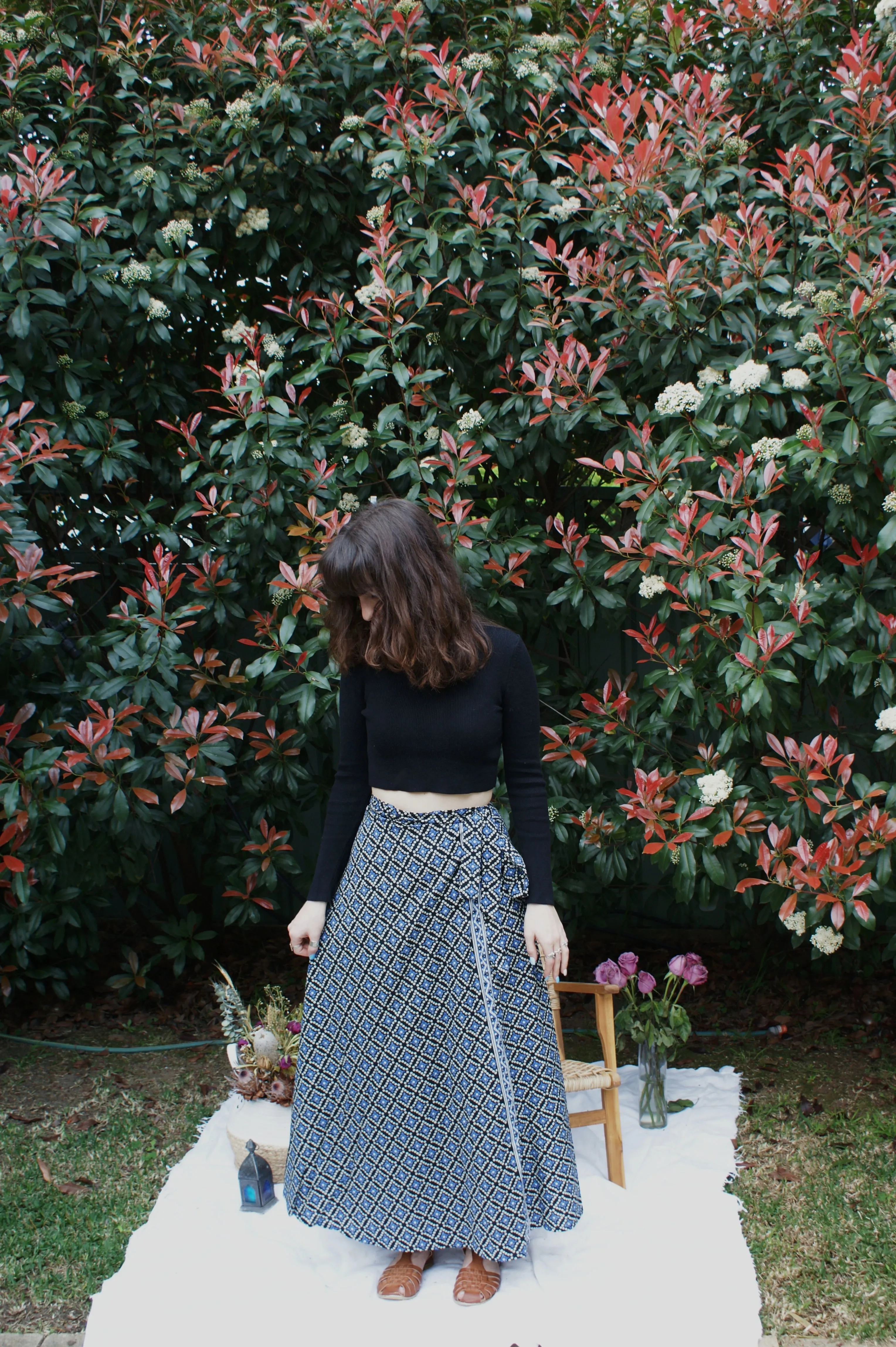 Fair Trade Cotton Long Wraparound Skirt