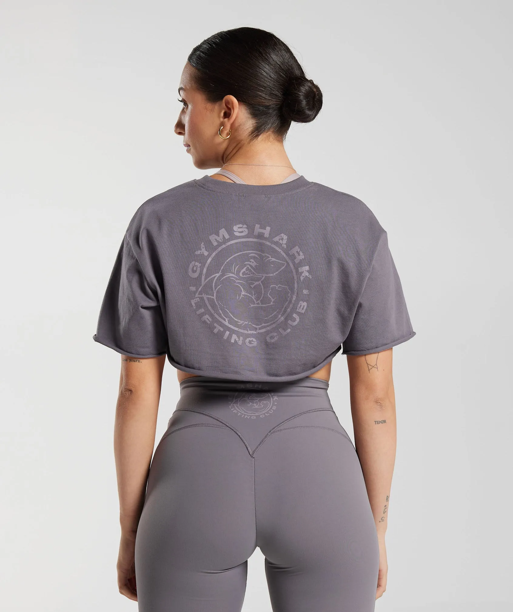 Gymshark Legacy Shrug Top - Titanium Grey