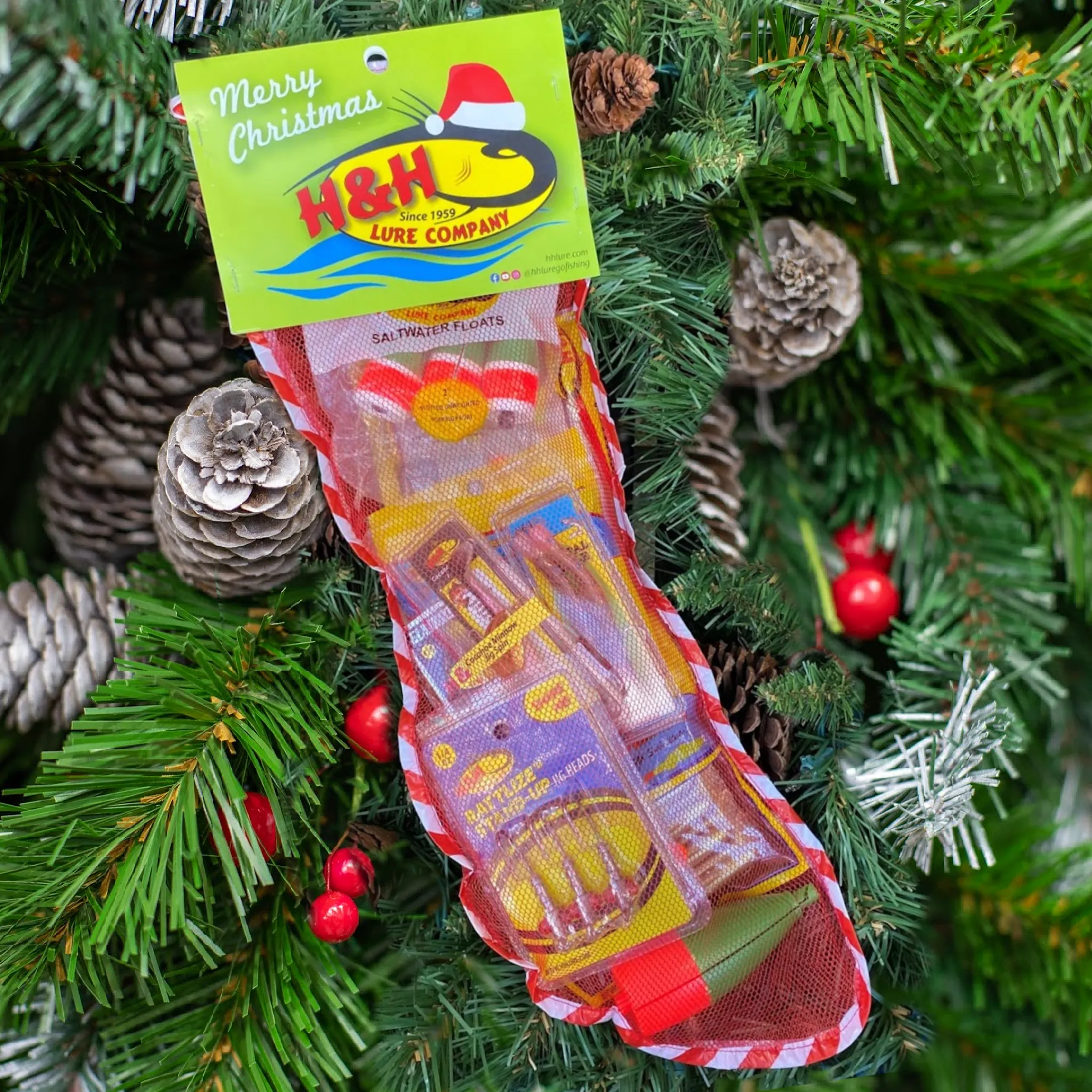 H&H Lure Christmas Stocking