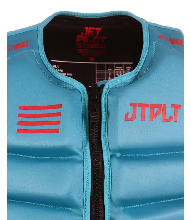 2024 Jetpilot Vault Hyperflex Blue Life Vest - Premium Water Sports Gear