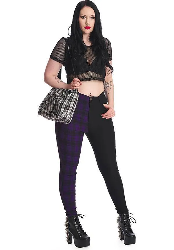 Kaori [Purple/Black] | PANTS