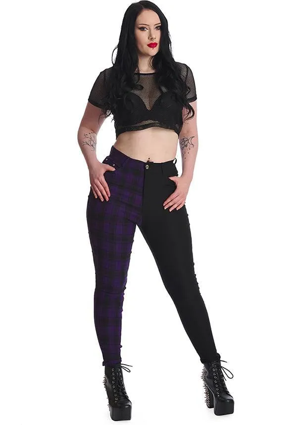 Kaori [Purple/Black] | PANTS