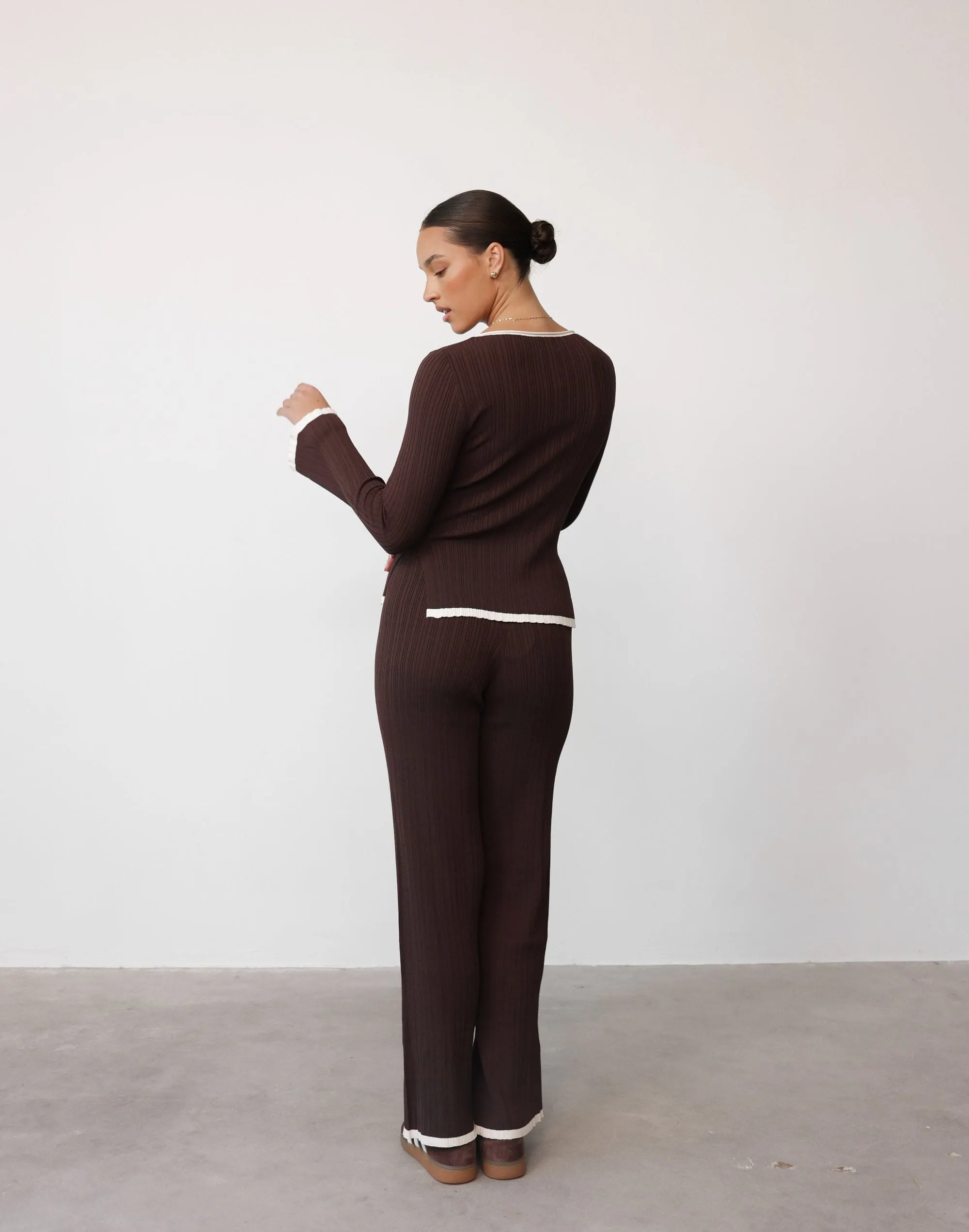 Kienna Pants (Cocoa/Cream)