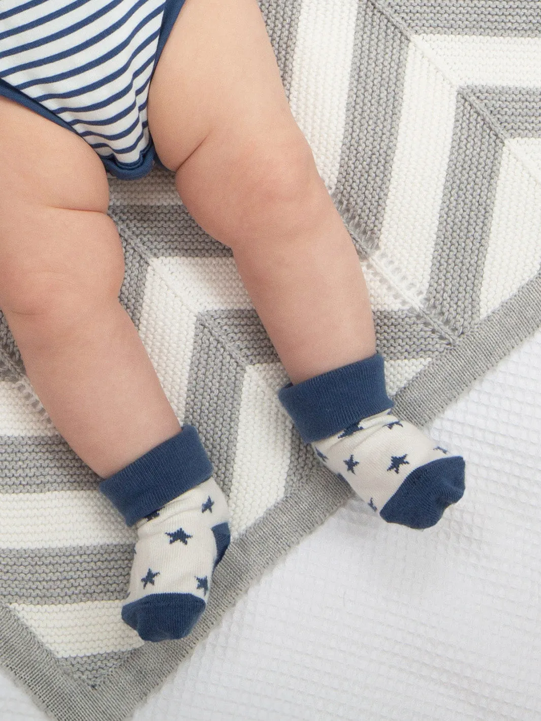 Kite Baby Star Socks (2 pair pack)