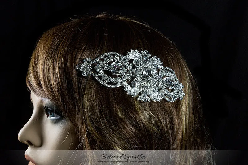 Lanetta Vintage Art Deco Hair Comb | Swarovski Crystal