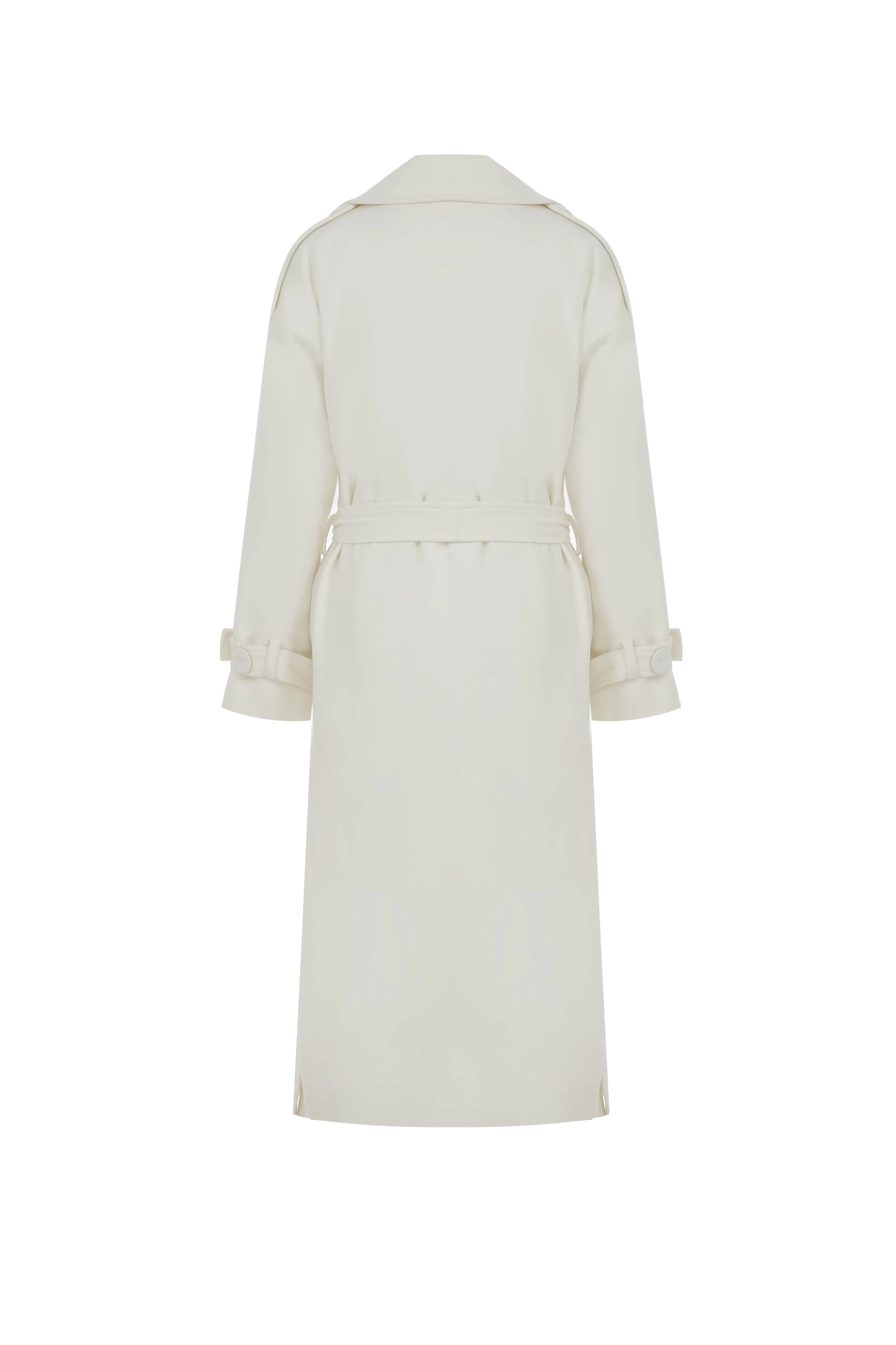 Laura Oversized Coat in Blanche