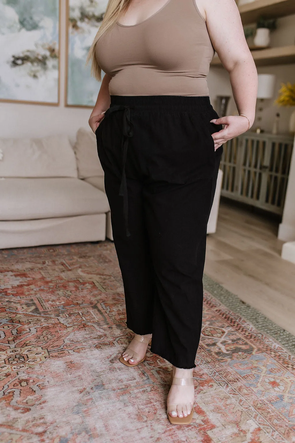 Love Me Dearly High Waisted Pants in Black by Judy Blue