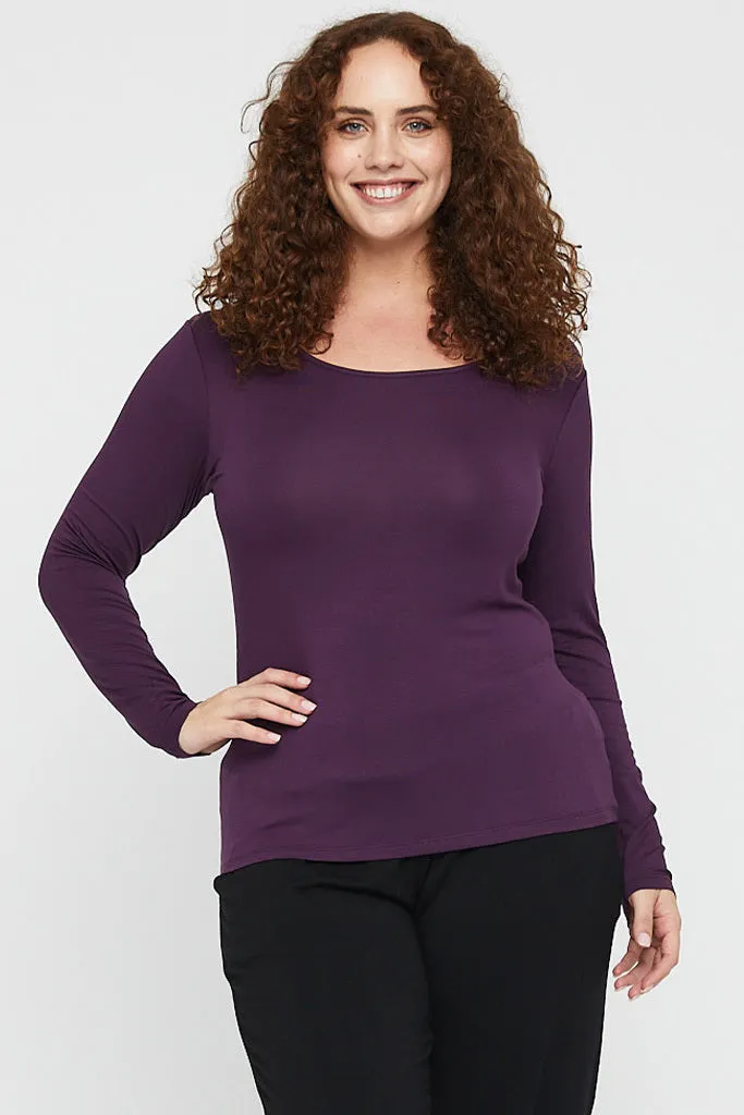 L/S Layering Top - Plum