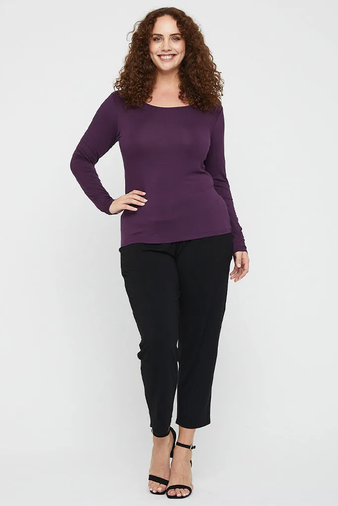 L/S Layering Top - Plum