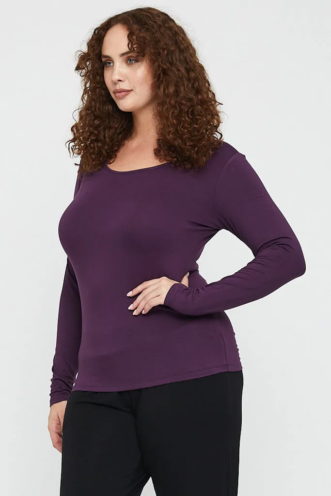 L/S Layering Top - Plum