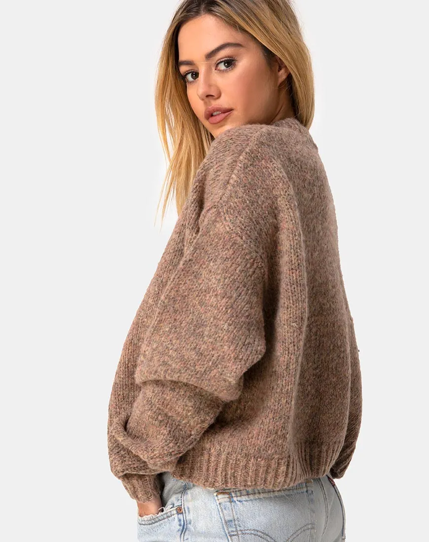 Margo Jumper in Knit Tan