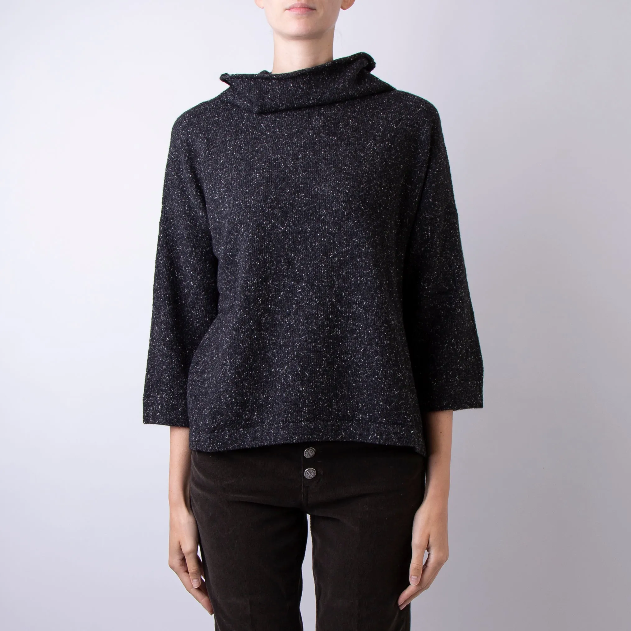 MA'RY'YA SWEATER YNK081 F6 BLACK