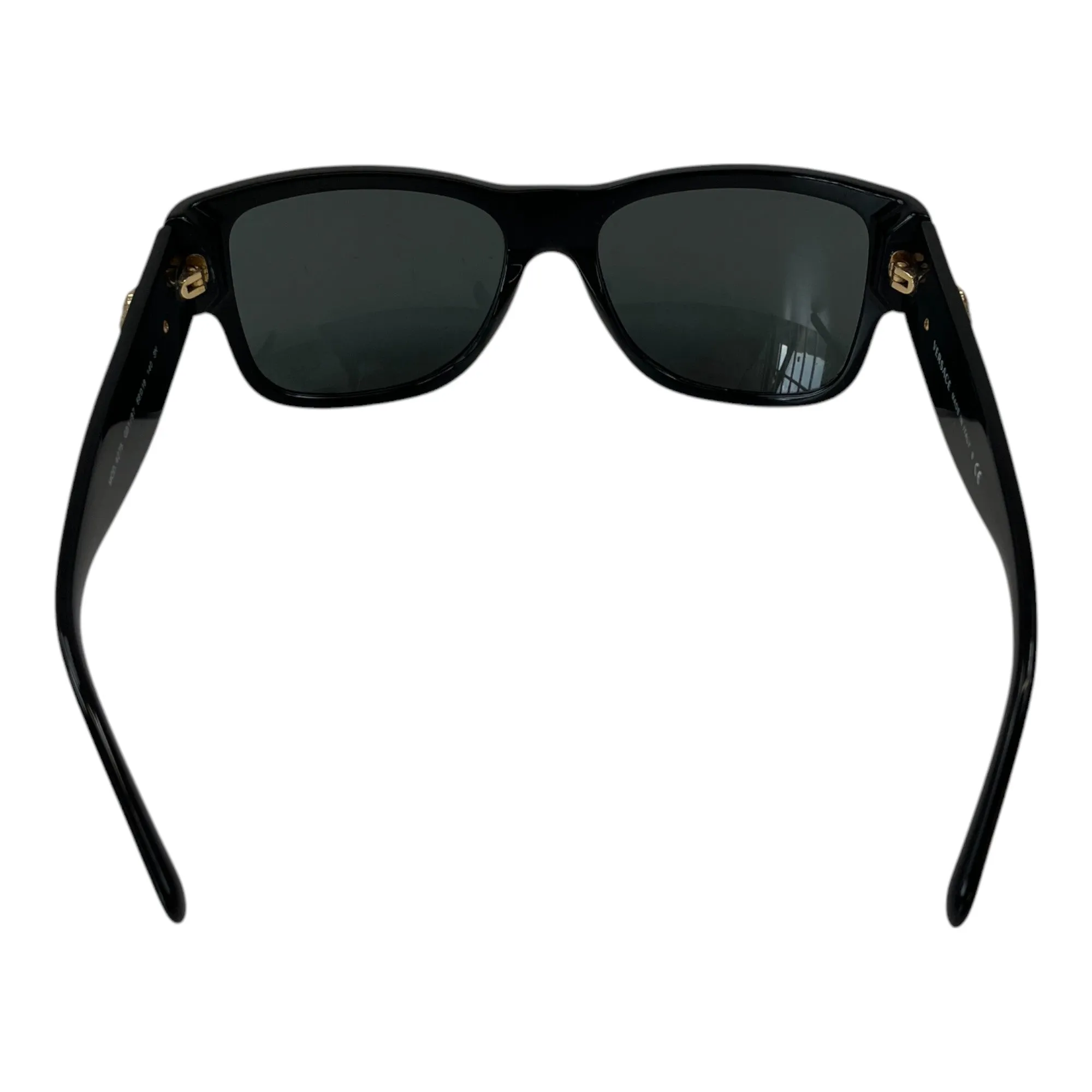 Men's Medusa Logo Sunglasses Black