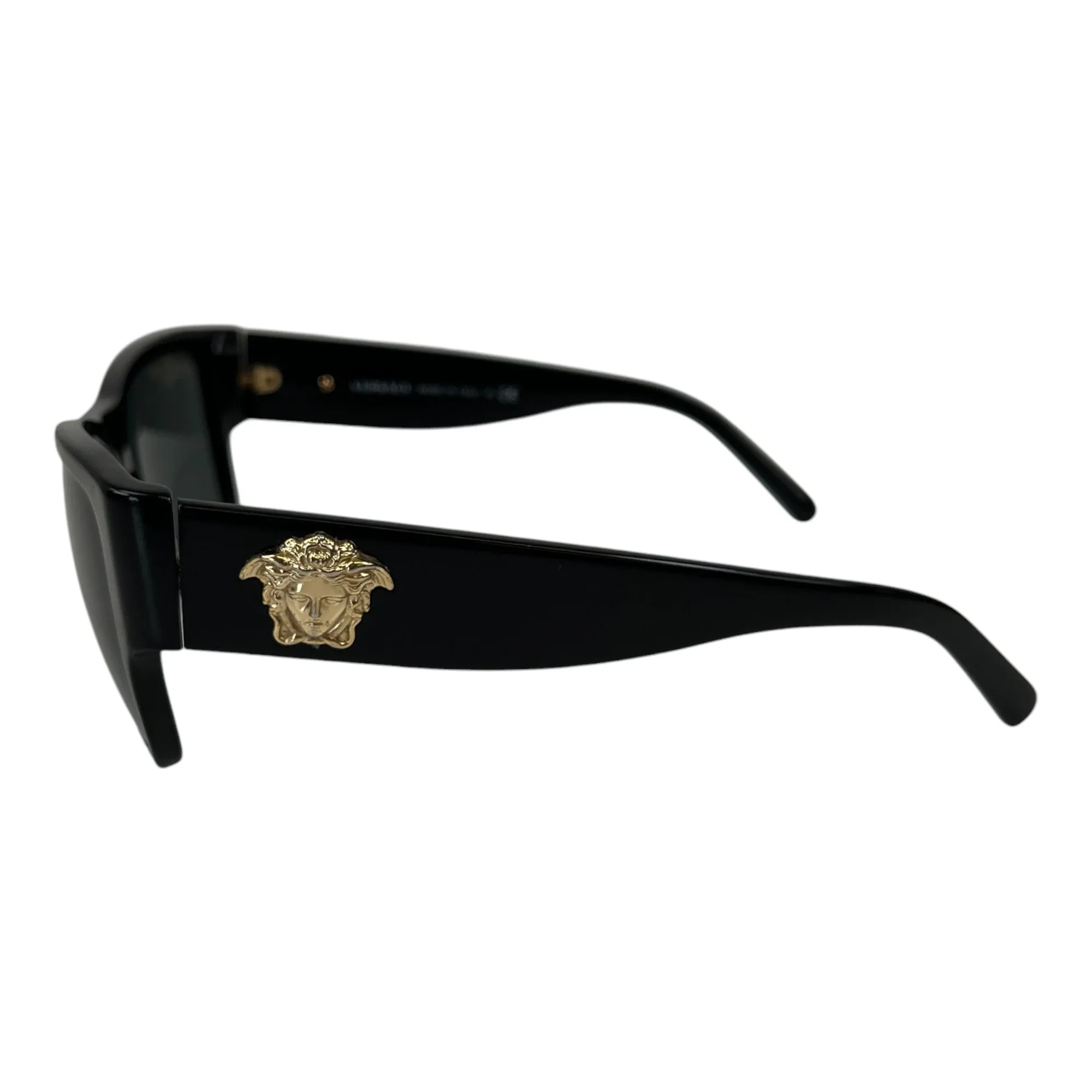 Men's Medusa Logo Sunglasses Black