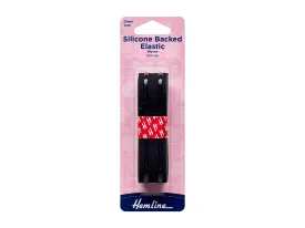 NON-SLIP Silicone Backed Elastic - 1m x 25mm