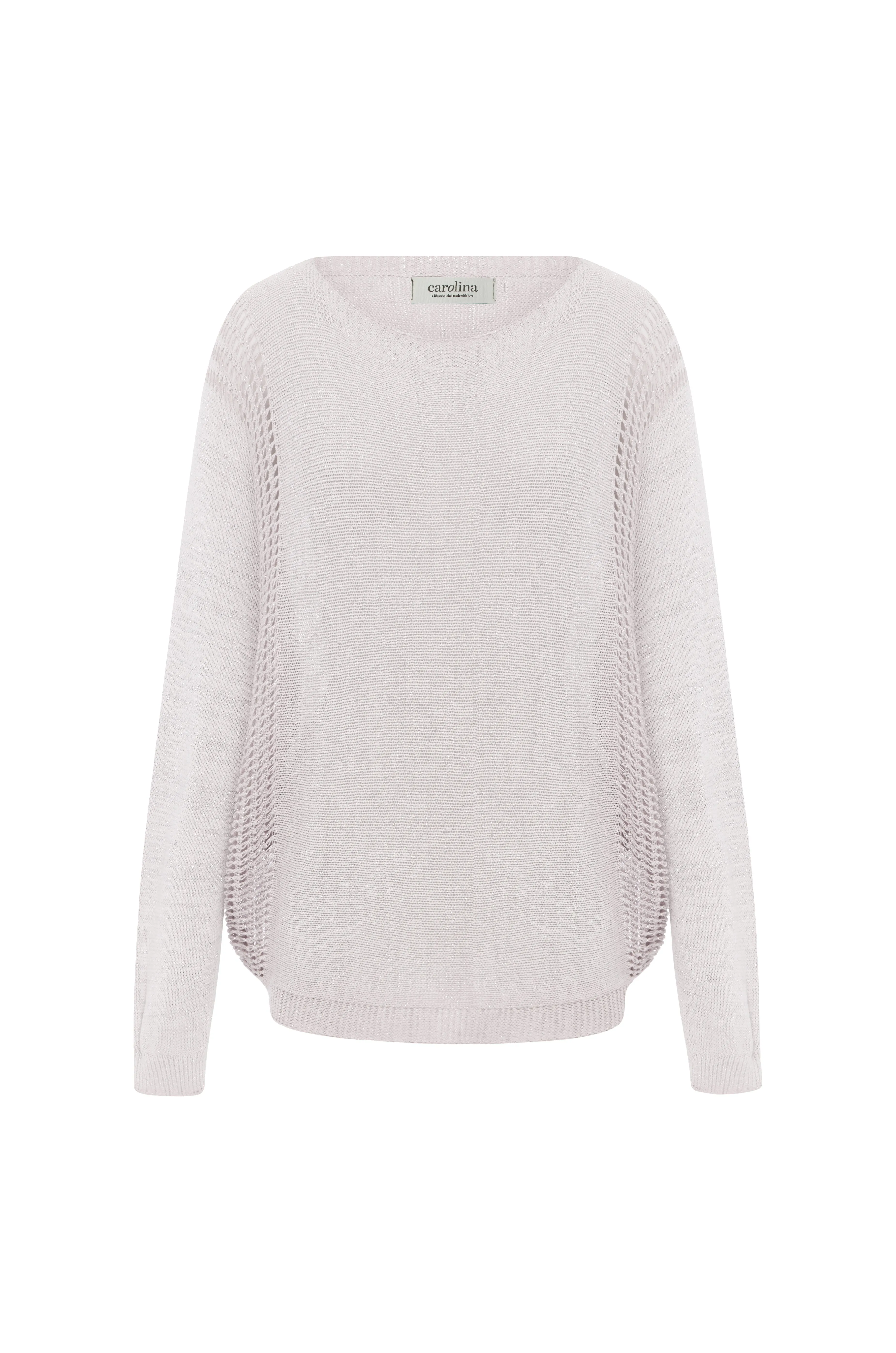 Oriana Light Knitwear Ivory Shimmer