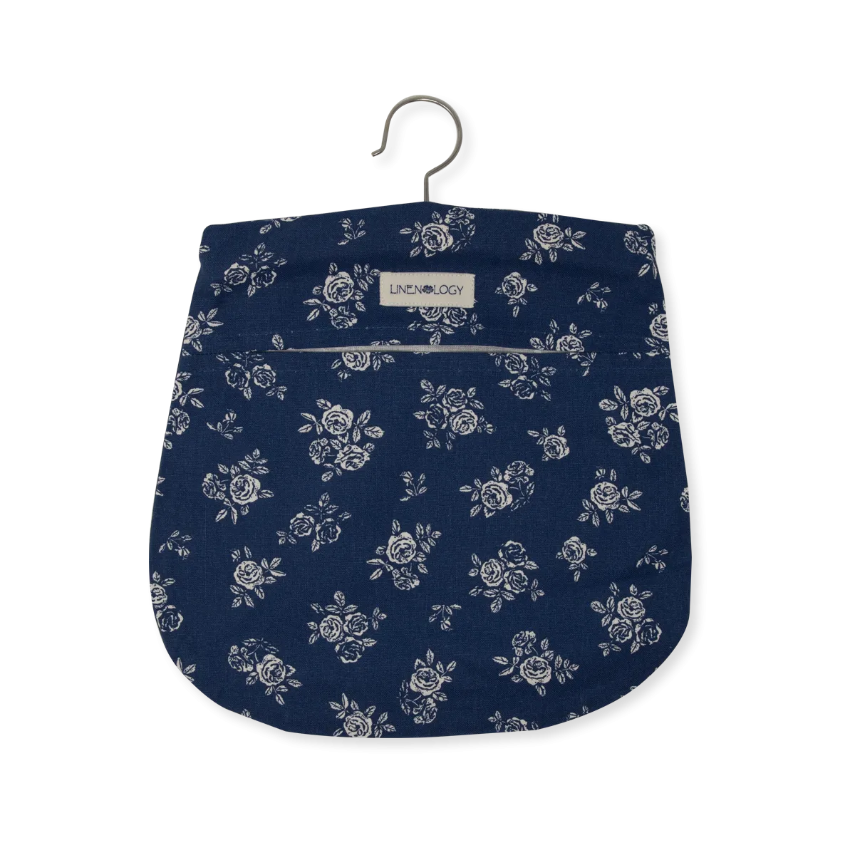 Peg Bag - English Rose - Navy