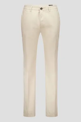 Soft Textured Winter Trousers - Creme