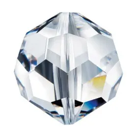 Swarovski Strass Crystal 17mm Clear Faceted Round Bead with Hole Through