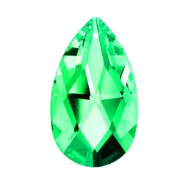 Swarovski Strass Crystal 2 inches Light Peridot Almond prism