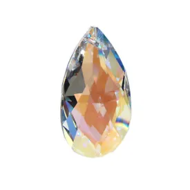 Swarovski Strass Crystal 3.5 inches Aurora Borealis Almond prism