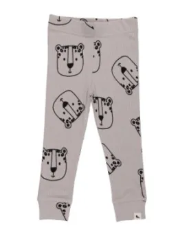 Turtledove Snow Leopard leggings