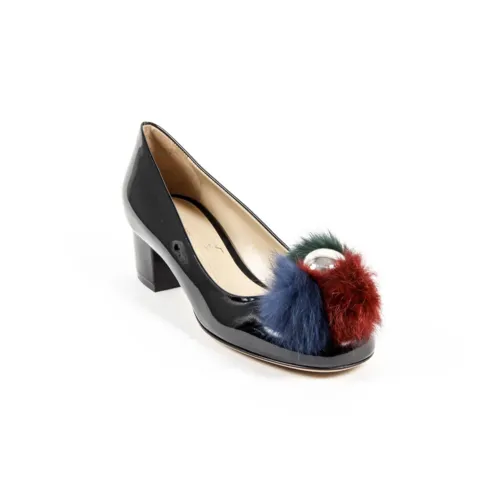 V 1969 Italia Womens Pump 312350 VER NERO-L. BORD-BLU-VERDE