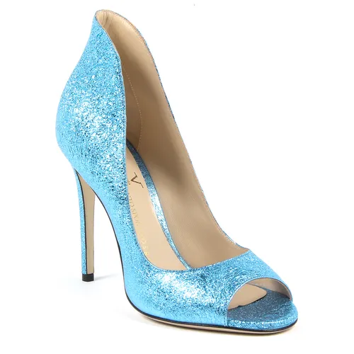 V 1969 Italia Womens Pump Open Toe Light Blue STELLA