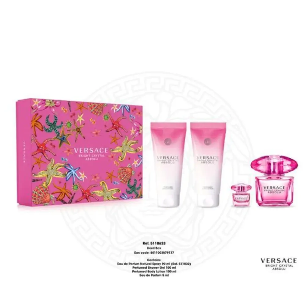 Versace Bright Crystal Absolu Coffret EDT 90ml