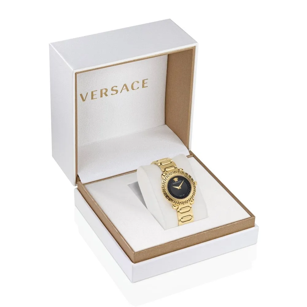 Versace Greca Twist Ladies Gold Watch VE6I00523