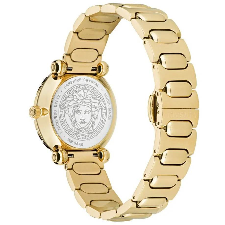 Versace Greca Twist Ladies Gold Watch VE6I00523