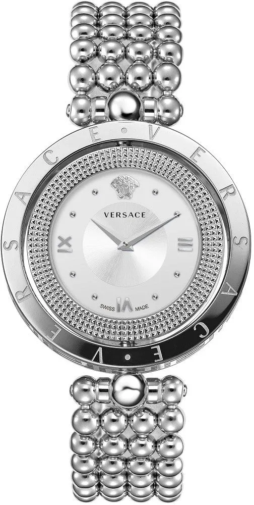 Versace Ladies Watch Eon 34mm Silver Bracelet VE7901423