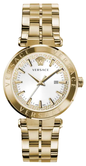 Versace Men's Watch Aion 44mm White Gold VE2G00521