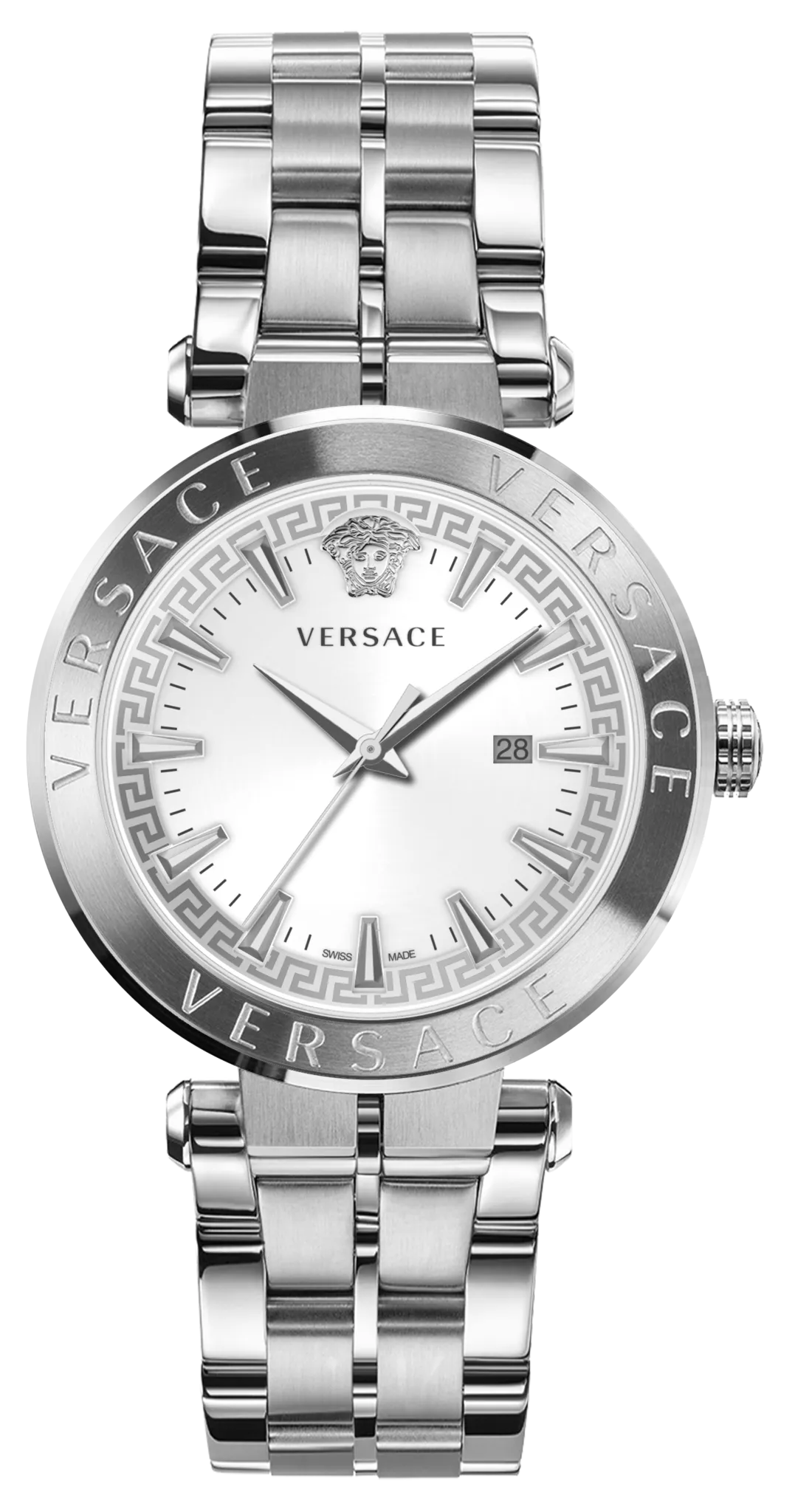 Versace Men's Watch Aion 44mm White Silver VE2G00321