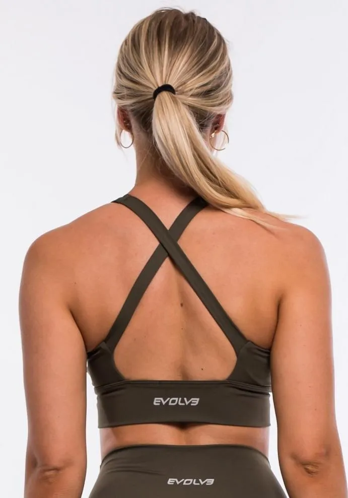 Vital Sports Bra - Khaki