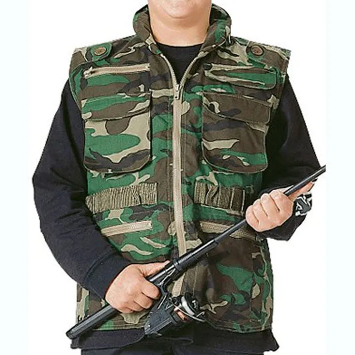 Woodland Camouflage - Kids Outdoor Ranger Vest